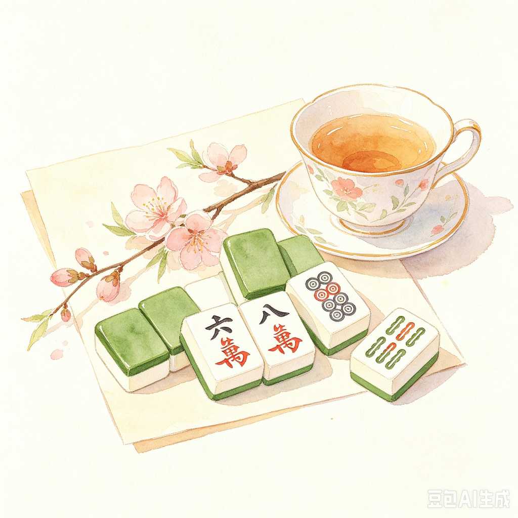 transparent mini mahjong set