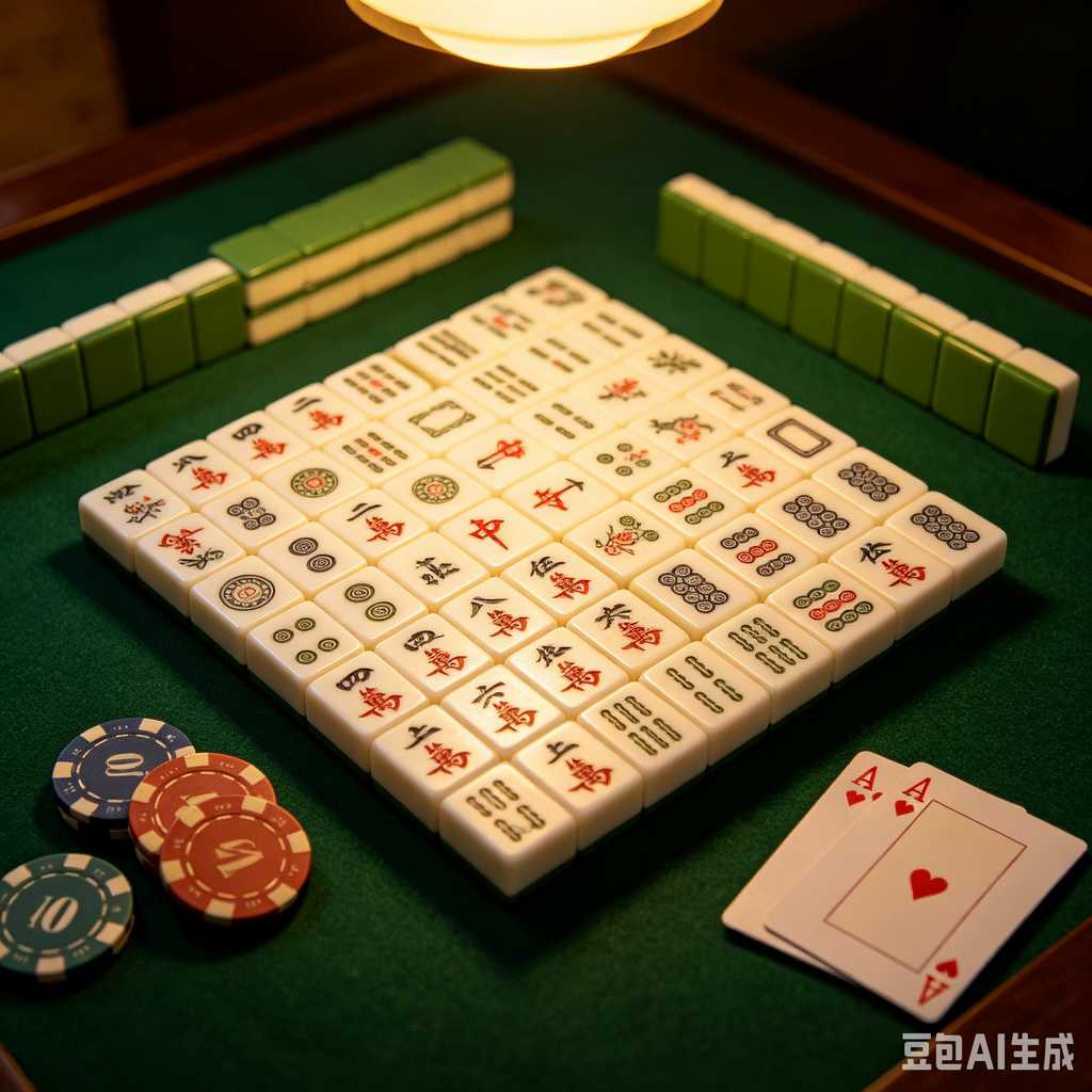 mahjong tile rack set